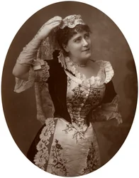 Ada Cavendish, actriz británica, 1882