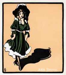 Ada Reeve 1874-1966, actriz inglesa, finales del siglo XIX