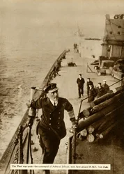 Almirante Jellicoe a bordo del HMS Iron Duke
