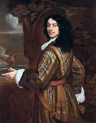 Almirante Sir John Harman, oficial naval inglés, siglo XIX