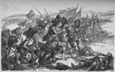 Avance de los Highlanders en el Alma, c1880