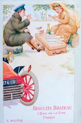 Anuncio de Biscuits Brateau, c1900s
