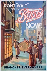 Anuncio de Boots the Chemists, 1924