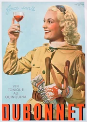 Anuncio de vino tónico Dubonnet, 1938