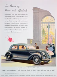 Anuncio de coches Ford, 1936