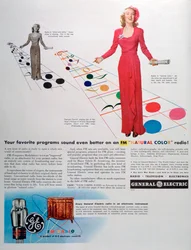 Anuncio de radios FM de General Electric, 1944