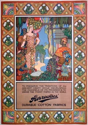 Anuncio de telas Horrockses, 1920
