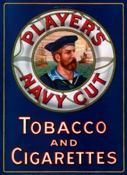 Anuncio de Players Navy Cut Tobacco and Cigarettes, 1923