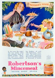 Anuncio de Mincemeat de Robertsons, 1933