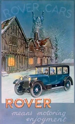 Anuncio de coches Rover, 1927