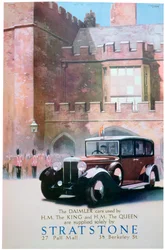 Anuncio para minoristas de automóviles Stratstone, 1935