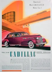 Anuncio del coche Cadillac Sixty Special, 1940