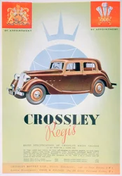 Anuncio del coche Crossley Regis, 1935
