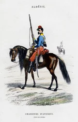 Caballería Ligera Africana, Ejército Francés en Argelia