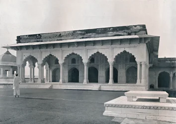 Agra. El Dewan-i-Khas o Salón de Audiencia Pública, c1910