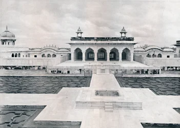 Agra. El Khas Mahal y Zenana, c1910