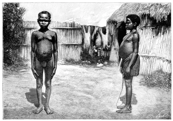Hombre y mujer Akka, c1880