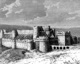 Castillo de Al Karak, siglo XIX