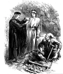 ¡Ay, pobre Yorick! Lo conocí, Horatio, c1850