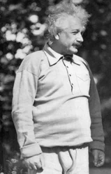 Albert Einstein 1879-1955, matemático y físico teórico germano-suizo, c1930s