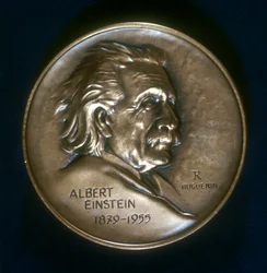 Albert Einstein 1879-1955, físico matemático, c1979
