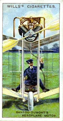 Alberto Santos-Dumont, aeronauta brasileño, primer vuelo registrado en Europa, 1906, 1915