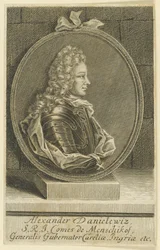 Alexander Danilovich Menshikov, Generalísimo, Príncipe del Sacro Imperio Romano