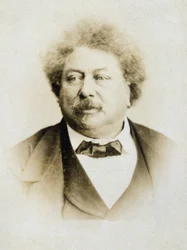 Alexandre Dumas el Viejo, novelista y dramaturgo francés, c1850-1870