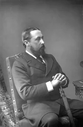 Alfred Ernest Albert, Duque de Edimburgo 1844-1900, príncipe británico, c1890