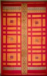Cortina de seda del Palacio de la Alhambra, mediados de 1300