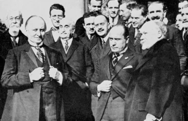 Representantes aliados en la Conferencia de Lausana, 1922