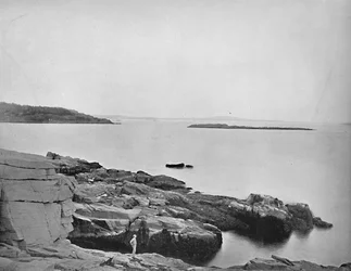 A lo largo de la costa, Bar Harbor, Maine, c1897