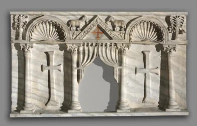 Frente del altar, c. 540-600