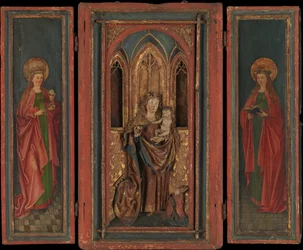 Santuario del Altar con la Virgen y el Niño con Donante, último cuarto del siglo XV