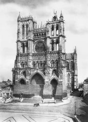 Catedral de Amiens, Picardía, Francia, 1918