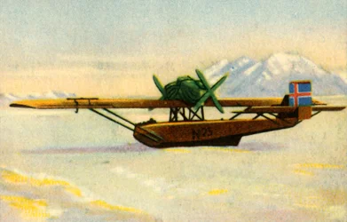 Dornier Do J Wal de Amundsen en hielo polar, 1925