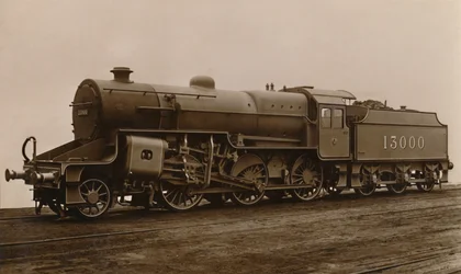 Una locomotora de tráfico mixto de L.M.S., c. 1930s