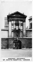 Antigua puerta, Hospital St Barts, Londres