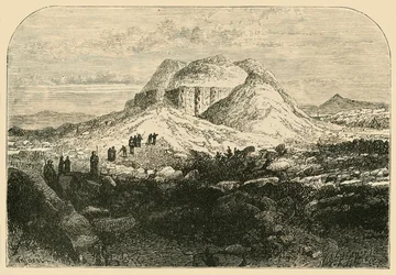 Ruinas antiguas en Mugher, 1890