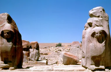 Sitio antiguo cerca de Alaca Huyuk, Egipto