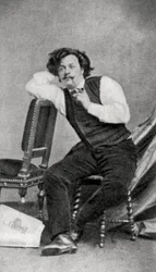 Andre Gill, caricaturista francés, 1868