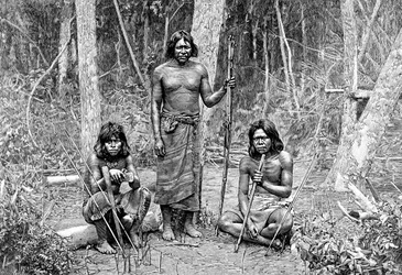 Indios Angaite, Chaco Norte, Paraguay, 1895