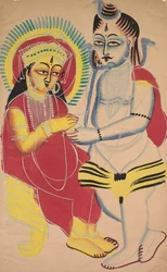 Annapurna y Shiva, 1800s