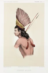 Guerrero Apinage, Brasil, c. 1843-1847