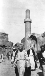 Escena callejera árabe, Irak, 1917-1919