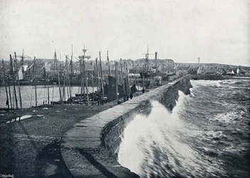 Arbroath - Desde el puerto, 1895