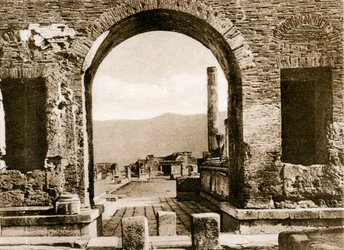 Arco de Nerón, Pompeya, Italia, c1900s