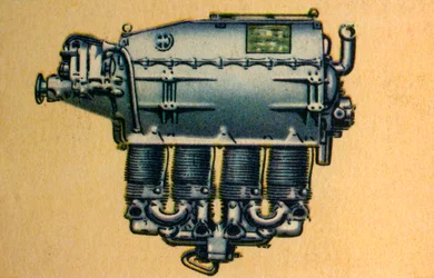Motor de avión Argus As 8 de 100 caballos de fuerza, 1932