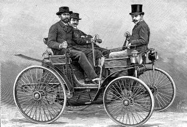 El primer automóvil de Armand Peugeot, 1890