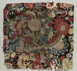 Funda de asiento de sillón, 1685-1690